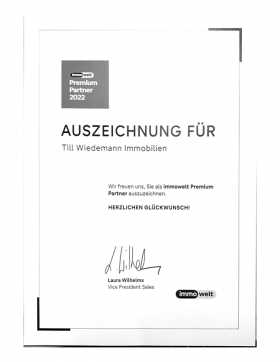 <p>Auszeichnung immowelt Business Partner 2022</p>